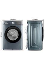 Machine à laver CFL80-14586IM3XA, chargement frontal, 8 kg, classe A, grise – Image 2