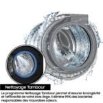 Lave-linge à chargement frontal Samsung WW80T554DAX, 8 kg, gris métallisé – Image 8
