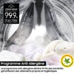 Lave-linge à chargement frontal Samsung WW80T554DAX, 8 kg, gris métallisé – Image 11