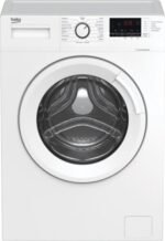 Lave-linge Beko WUV8011XWW avec porte vitrée, 8 kg, blanc