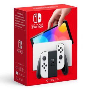 Nintendo Switch (modèle OLED) avec station d'accueil et manettes