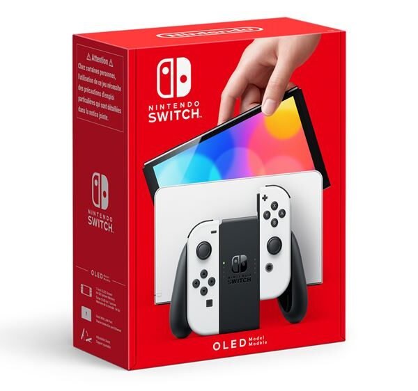 Nintendo Switch (modèle OLED) avec station d'accueil et manettes