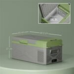Réfrigérateur de voiture avec compresseur électrique 16,3 L, 12/24 V, 60 W max. – Image 3