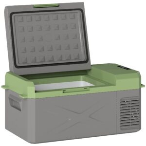 Réfrigérateur de voiture avec compresseur électrique 16,3 L, 12/24 V, 60 W max.