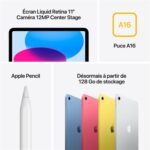 Apple iPad 11" A16 128 Go Bleu Wifi 2025 – Image 7