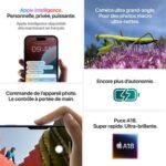 Apple iPhone 16 6.1" 5G 128 Go Double carte SIM Noir – Image 6