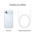 Apple iPhone Air 6,5 pouces 5G e-SIM 256 Go Bleu ciel – Image 7