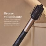 Brosse multi-styles tout-en-un Silk'n 1300W, noire et dorée – Image 6