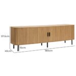 Meuble TV avec 2 portes coulissantes UH10877 – Image 5