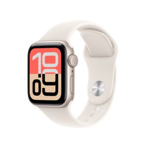 Apple Watch SE 3 GPS 40 mm Boîtier en aluminium Starlight